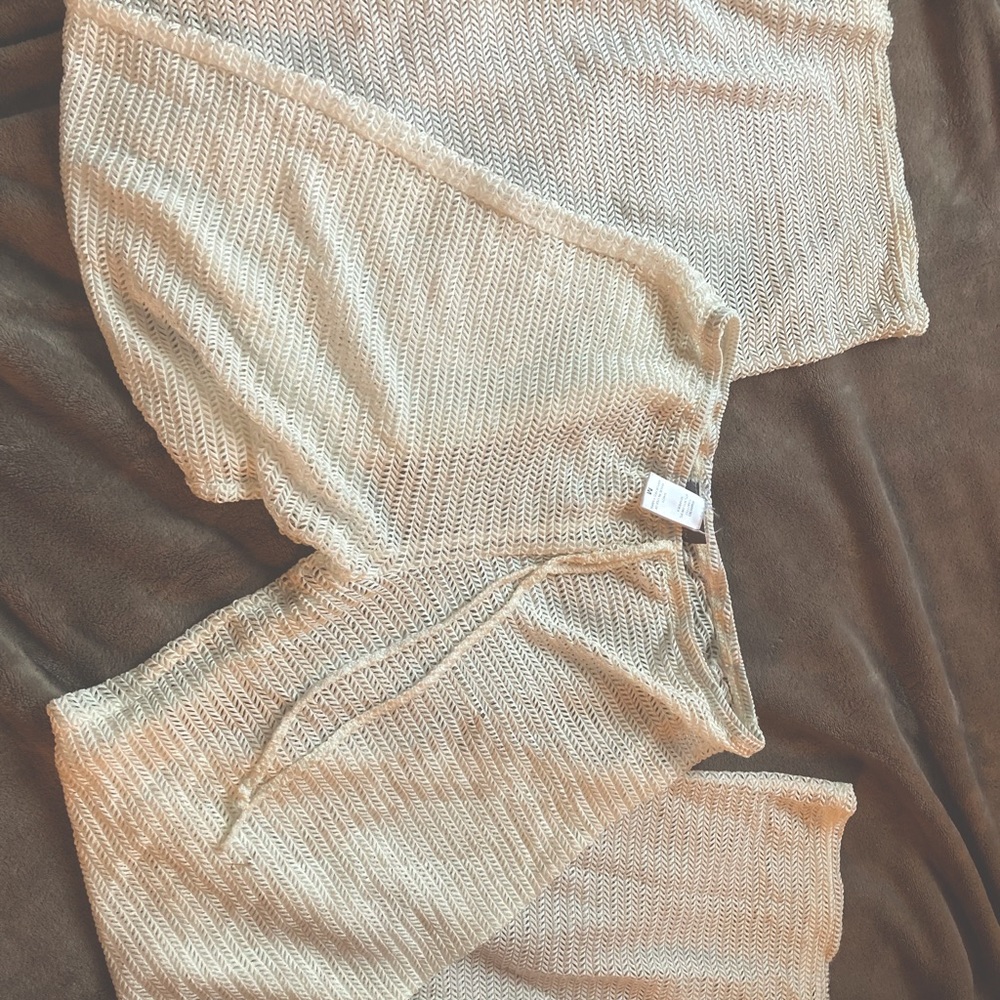 Mesh swimsuit pants cover up